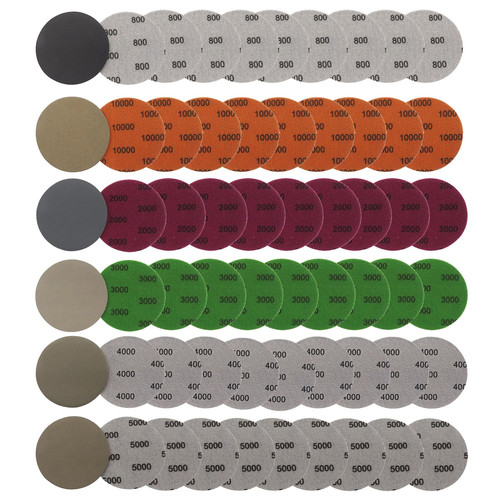 Schleifpapier 75mm klett 60 - klett,,