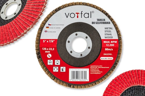 Metall fächerscheiben 125 - fächerscheiben,