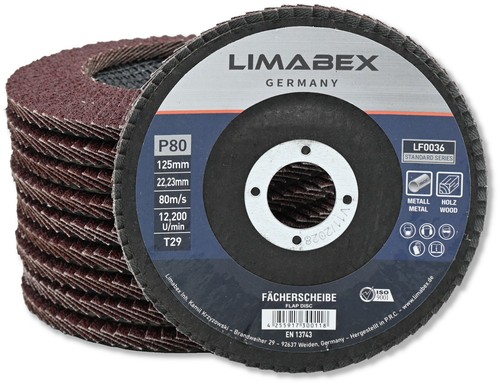 Fächerscheiben 125mm holz - fächerscheiben,