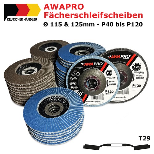 Awapro fächerscheiben 115mm - fächerscheiben,